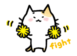 "MAYUNEKO" The cats with eyebrows!3ver.3 sticker #13477159