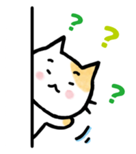 "MAYUNEKO" The cats with eyebrows!3ver.3 sticker #13477160