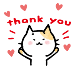 "MAYUNEKO" The cats with eyebrows!3ver.3 sticker #13477162