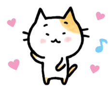"MAYUNEKO" The cats with eyebrows!3ver.3 sticker #13477166