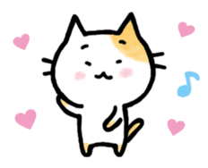 "MAYUNEKO" The cats with eyebrows!3ver.3 sticker #13477166