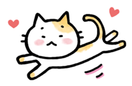 "MAYUNEKO" The cats with eyebrows!3ver.3 sticker #13477169