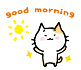 "MAYUNEKO" The cats with eyebrows!3ver.3 sticker #13477175