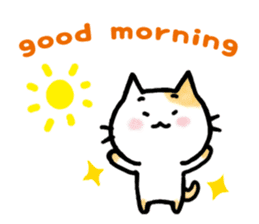 "MAYUNEKO" The cats with eyebrows!3ver.3 sticker #13477175