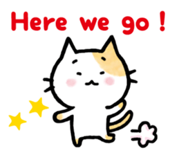 "MAYUNEKO" The cats with eyebrows!3ver.3 sticker #13477186