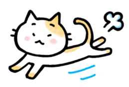 "MAYUNEKO" The cats with eyebrows!3ver.3 sticker #13477187