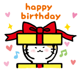 "MAYUNEKO" The cats with eyebrows!3ver.3 sticker #13477188