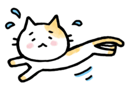 "MAYUNEKO" The cats with eyebrows!3ver.3 sticker #13477192