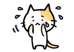 "MAYUNEKO" The cats with eyebrows!3ver.3 sticker #13477194