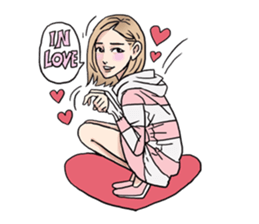 AsB - 132 Heart Variety (be my bear) sticker #13477766