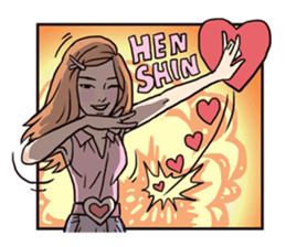 AsB - 132 Heart Variety (be my bear) sticker #13477772