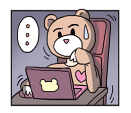 AsB - 132 Heart Variety (be my bear) sticker #13477773