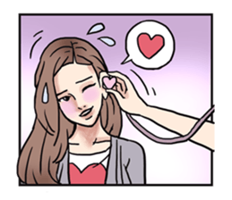 AsB - 132 Heart Variety (be my bear) sticker #13477778