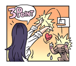 AsB - 132 Heart Variety (be my bear) sticker #13477785