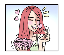 AsB - 132 Heart Variety (be my bear) sticker #13477789