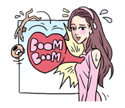 AsB - 132 Heart Variety (be my bear) sticker #13477797