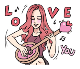 AsB - 132 Heart Variety (be my bear) sticker #13477799