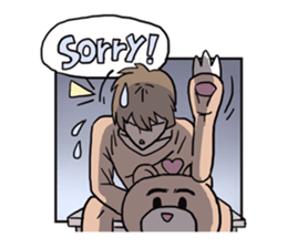 AsB - 132 Heart Variety (be my bear) sticker #13477803