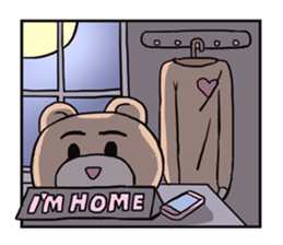 AsB - 132 Heart Variety (be my bear) sticker #13477804