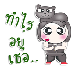 Mr. SATORU. Love cat.^^ sticker #13479159