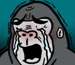 cosplay gorira 3 sticker #13479339