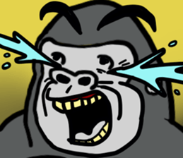 cosplay gorira 3 sticker #13479340