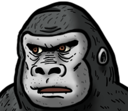 cosplay gorira 3 sticker #13479341