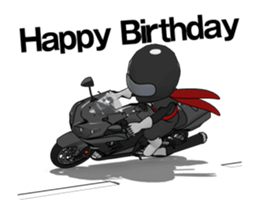 Rider aiming for the fastest sticker #13480058