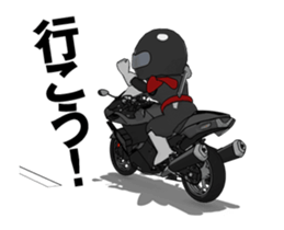 Rider aiming for the fastest sticker #13480059