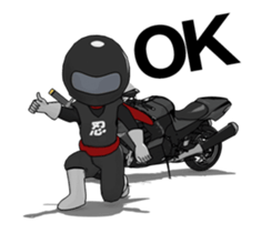 Rider aiming for the fastest sticker #13480069