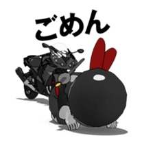 Rider aiming for the fastest sticker #13480070