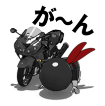 Rider aiming for the fastest sticker #13480072