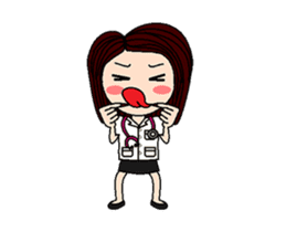 Female Doctor (Animated) sticker #13480175