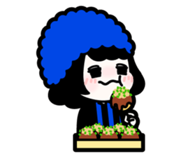 Blue-black Supporter sticker #13480321