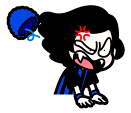 Blue-black Supporter sticker #13480328