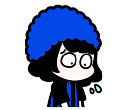 Blue-black Supporter sticker #13480335