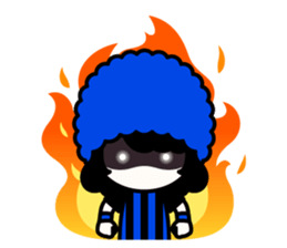 Blue-black Supporter sticker #13480342