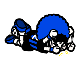 Blue-black Supporter sticker #13480346