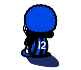 Blue-black Supporter sticker #13480347