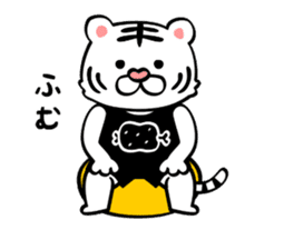 Tiger's Workout - Animated Stickers - sticker #13480393