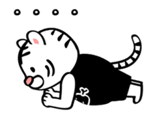 Tiger's Workout - Animated Stickers - sticker #13480398
