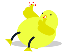 Lazy Duck sticker #13480746