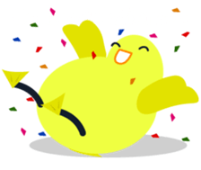 Lazy Duck sticker #13480747