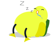 Lazy Duck sticker #13480751