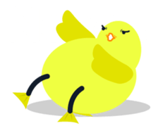 Lazy Duck sticker #13480753