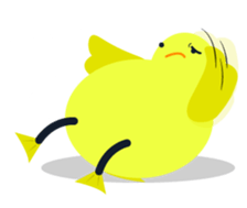 Lazy Duck sticker #13480756