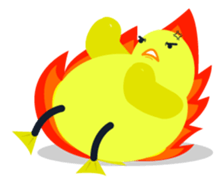 Lazy Duck sticker #13480757