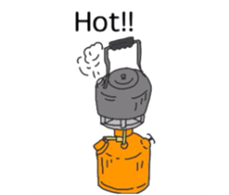 The camp design sticker #13481006