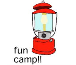 The camp design sticker #13481020