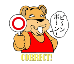 COOL?! "BEAR-KICHI" sticker #13481118